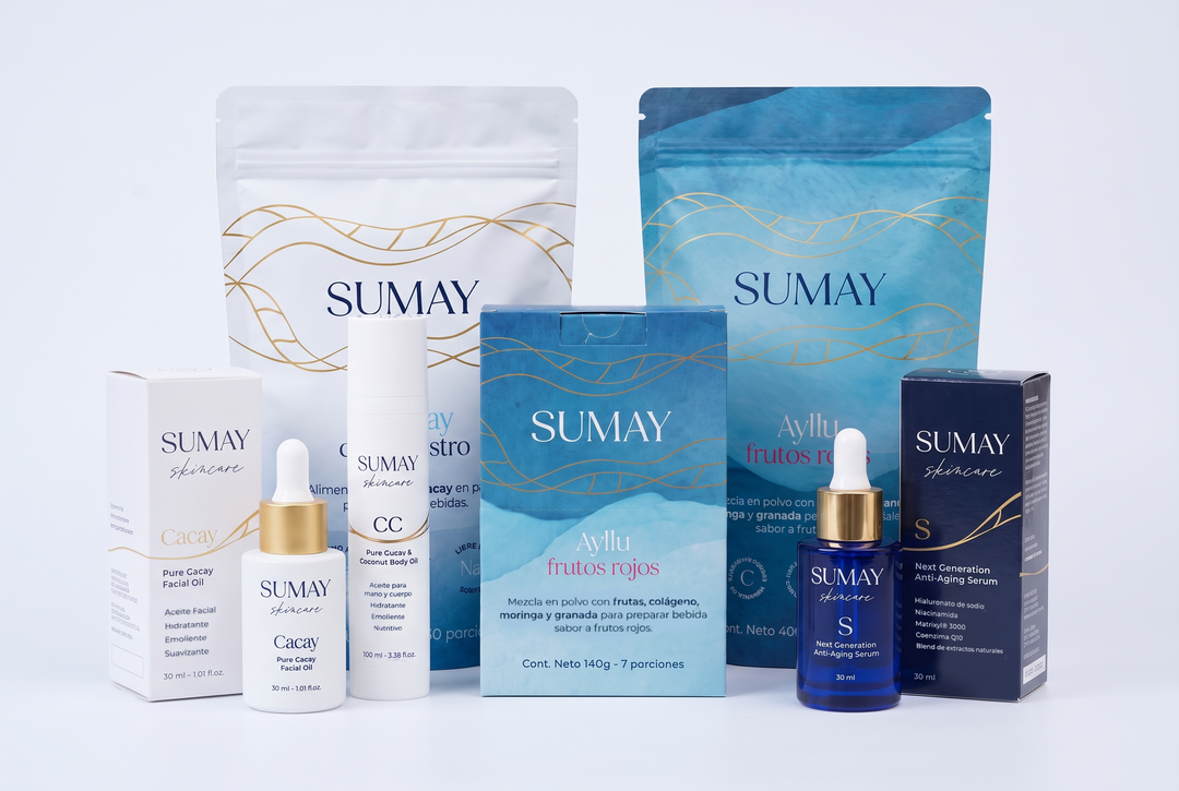 Familia completa de los productos Sumay.
